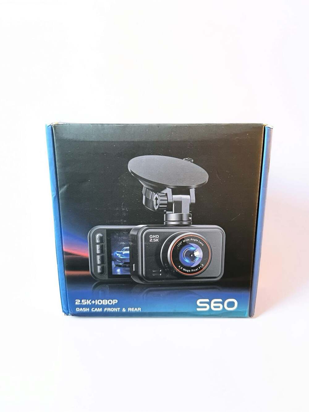 E-yeeger S60 dual dash cam for front and rear recording